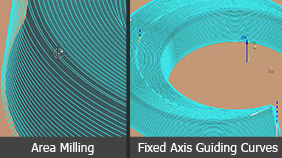 NX2212 YENİ ÖZELLİK - Fixed Axis Guiding Curves
