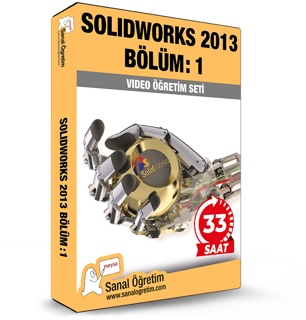 SolidWorks 2013 (Bölüm: 1) 35 Saat, 340 Video