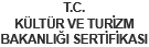 T.C. Kültür ve Turizm Bakanlığı Sertifikası