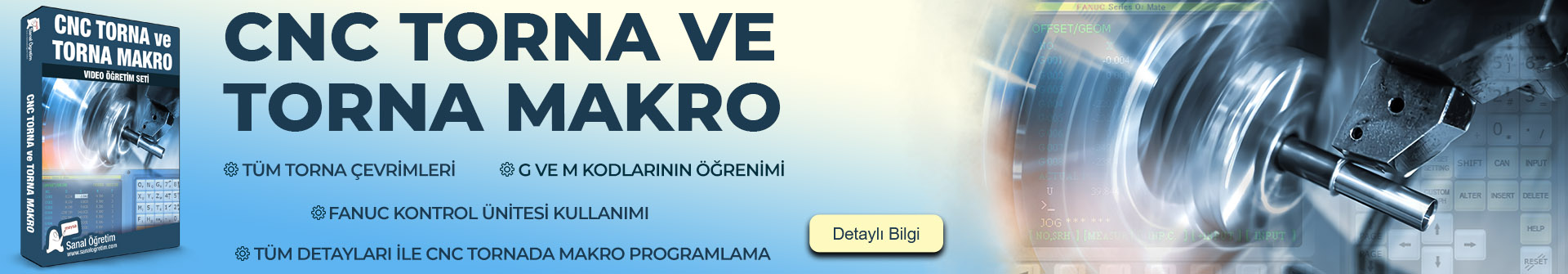 Cnc Torna ve Torna Makro Eğitim Seti