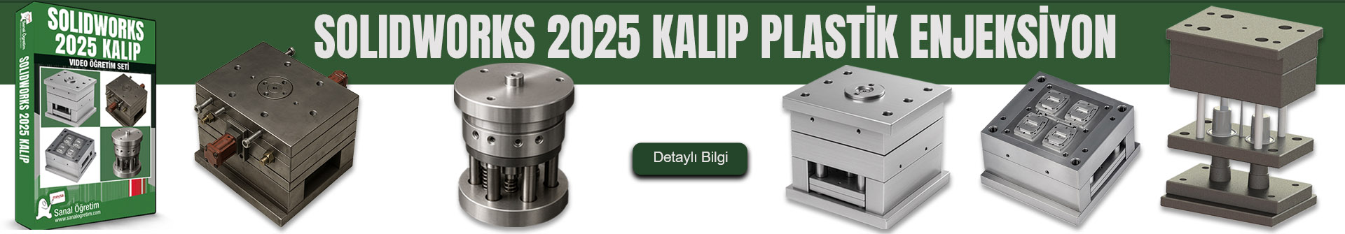 SolidWorks 2025 Plastik Enjeksiyon Kalıp Eğitim Seti