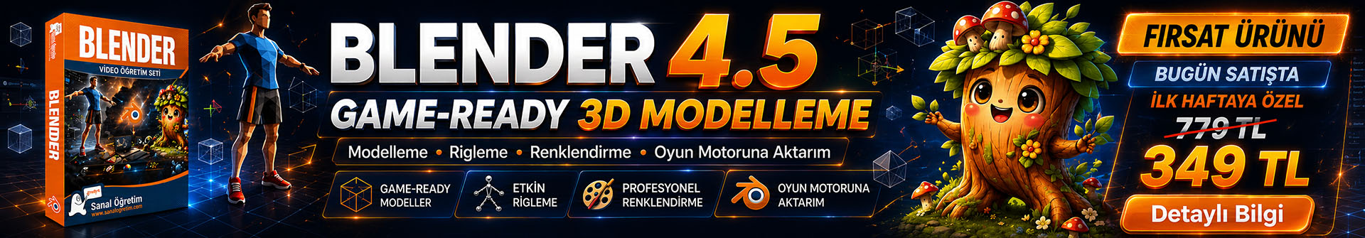 Blender 4.5 Komple Eğitim