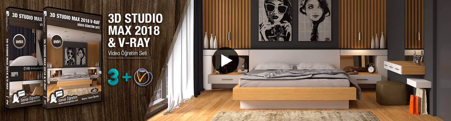 3DS Max 2018 ve V-Ray (Yeni Başlayan İçin)