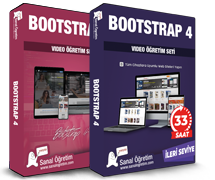 - Bootstrap 4 Sıfırdan İleri Seviye <br>- Bootstrap 4 İleri Seviye
