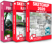 - SketchUp 2020 <br> - SketchUp İleri Seviye <br> - V-Ray 5 For SketchUp 