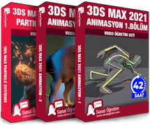 - 3DS Max Animasyon 2021 <br> - 3DS Max Animasyon 2021 2.Bölüm <br> - 3DS Max Particle Systems