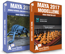 - Maya 2017 Modelleme <br>- Maya 2017 Arnold Render, Işıklandırma, Kaplama