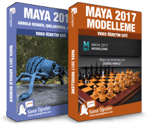 -Maya 2017 Modelleme <br>-Maya 2017 Arnold Render