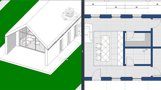 Tek Katli Villa Modelleme