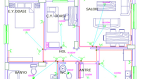 Aydinlatma ve Priz Elektrik Tesisat Projesi