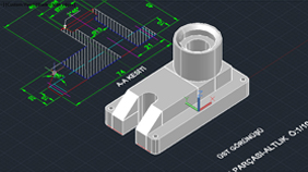 Makine Parçasi Çizimi (3 Boyut)