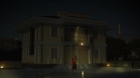 Dis Mekan Gece Render
