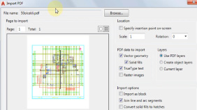 AutoCAD 2019 Yeni Özellik PDF Dosyalarini AutoCAD e Import Etmek