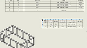 Teknik Resimde Profil Kesme Listesi ve Kaynak Tablosu Olusturmak