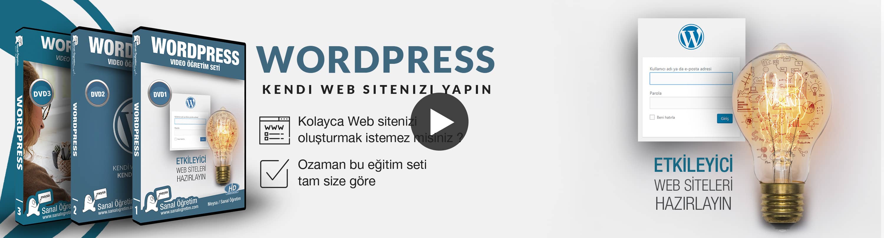 WordPress Eğitim Seti 2019