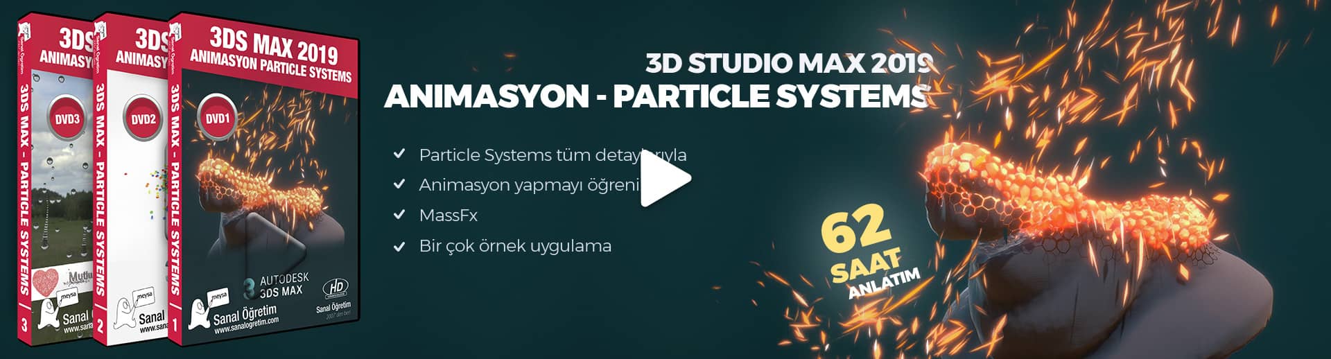 3DS Max Animasyon Particle Systems