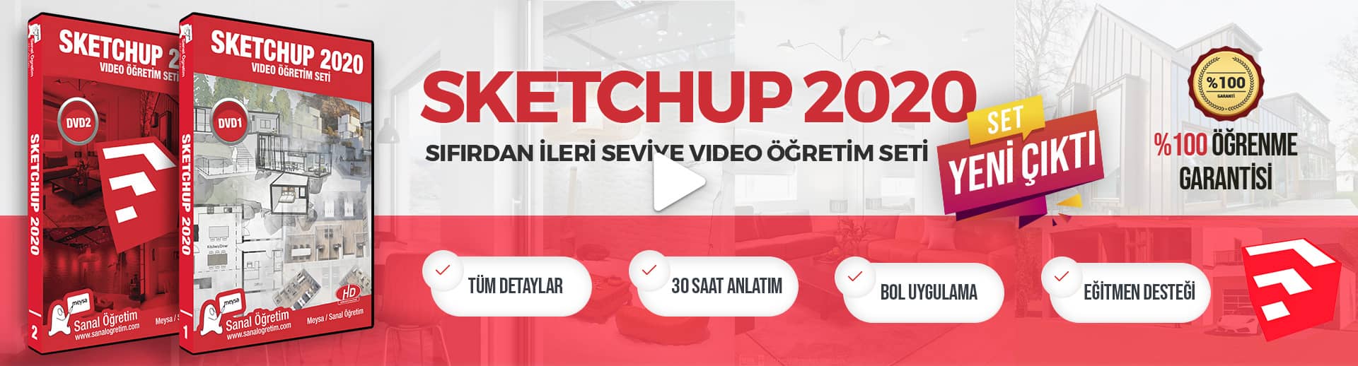 SketchUp 2020 Eğitim Seti