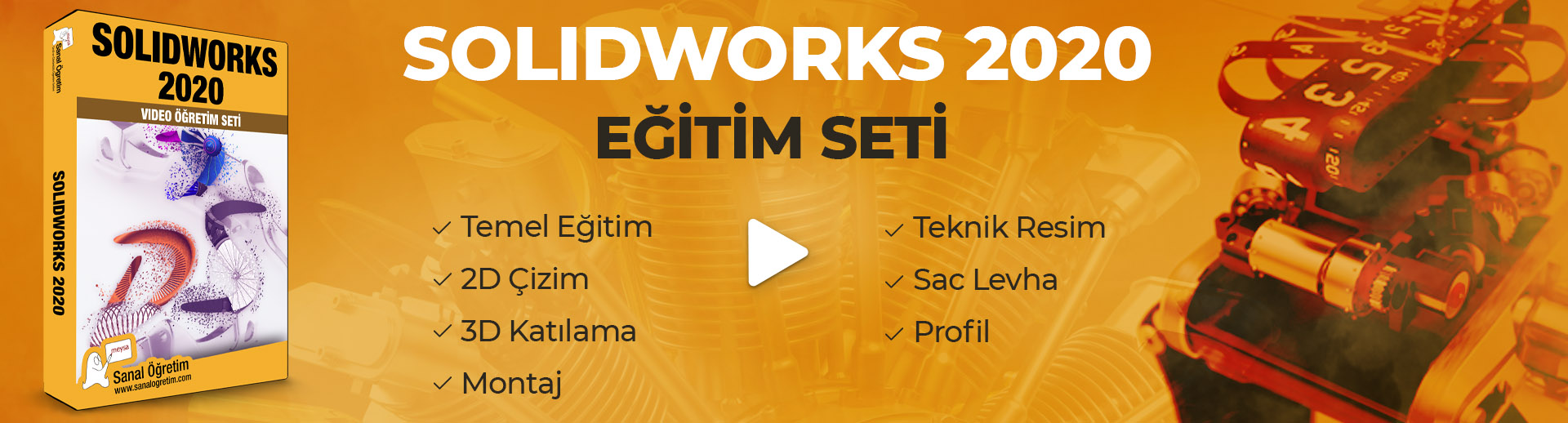 SolidWorks 2020 Eğitim Seti