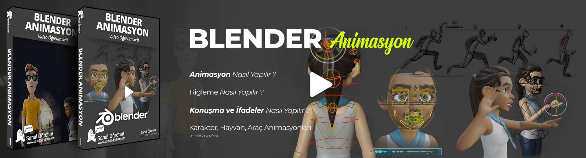 Blender Animasyon Eğitim Seti