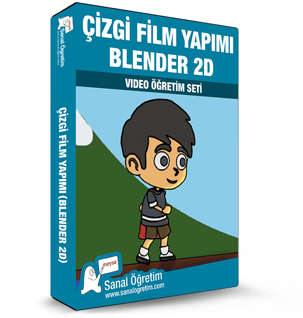 Çizgi Film Yapımı (Blender 2D) Eğitim Seti