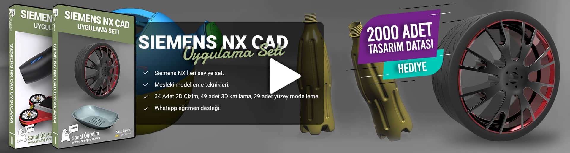 Siemens NX CAD Uygulama Seti