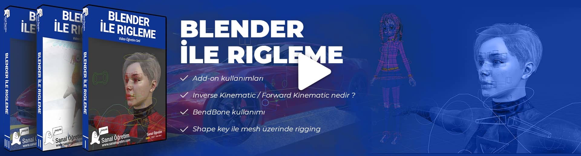 Blender ile Rigleme Eğitim Seti