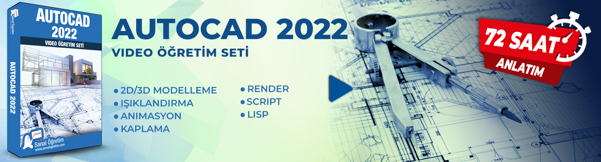 AutoCAD 2022 Eğitim Seti