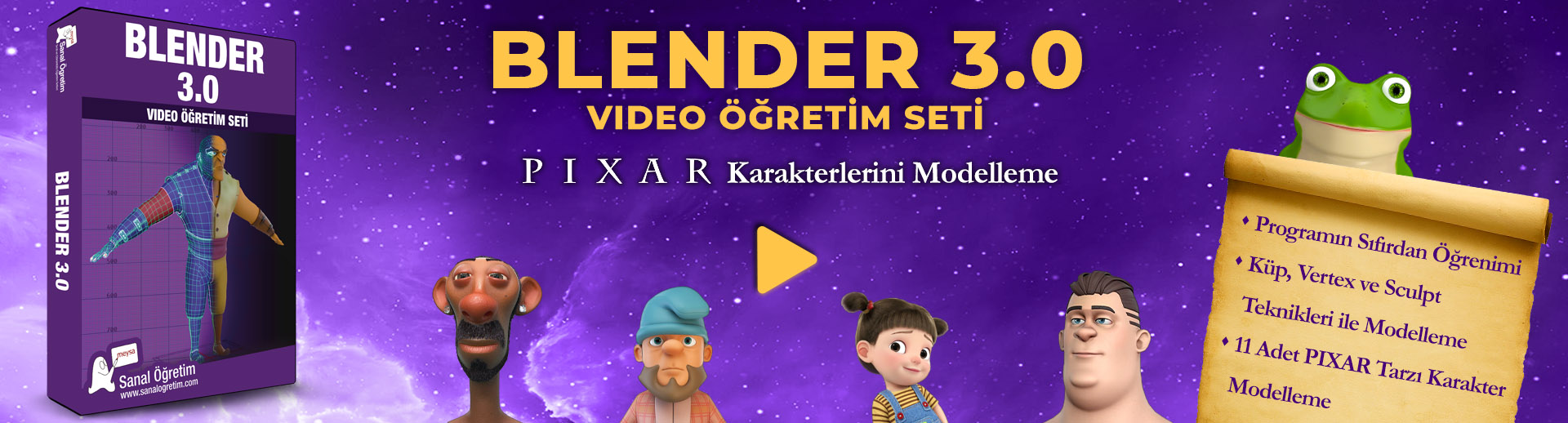 Blender 3.0 Eğitim Seti