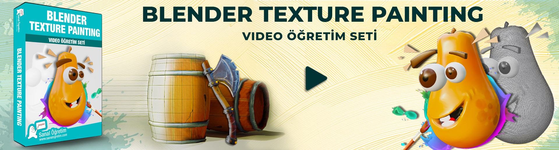 Blender Texture Painting Eğitim Seti