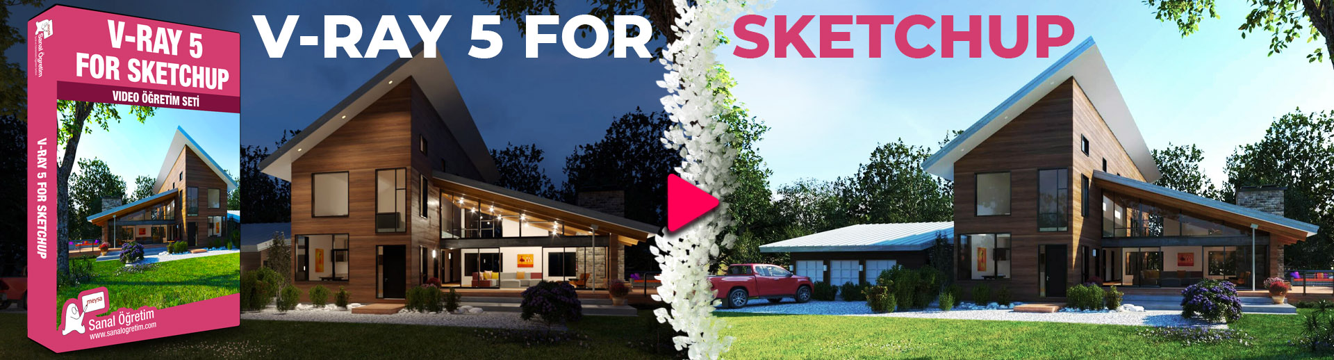 V-Ray 5 For SketchUp Eğitim Seti