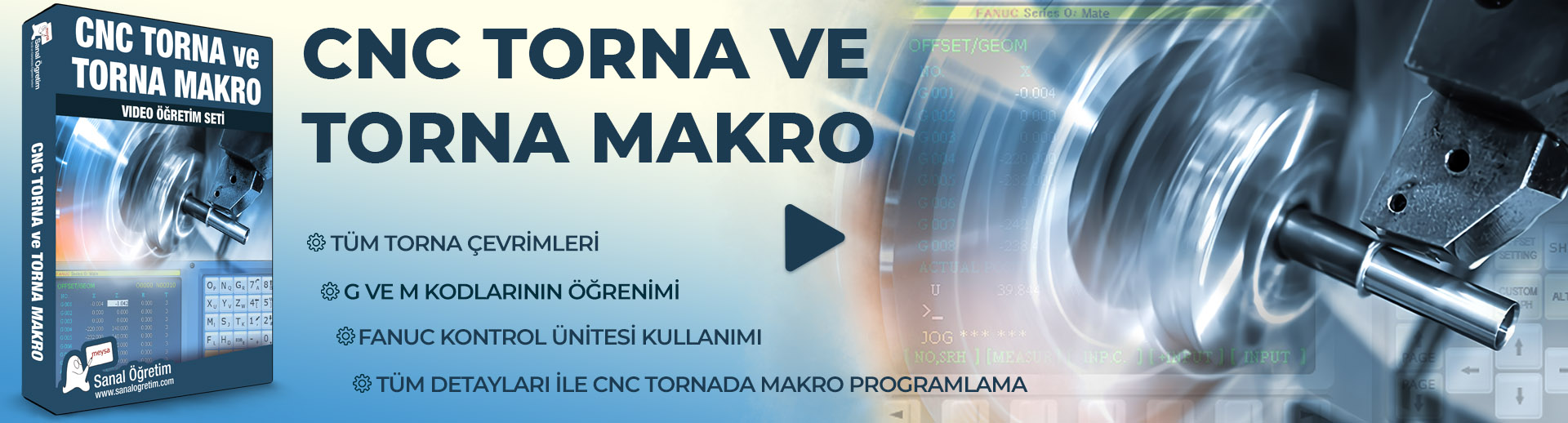 Cnc Torna ve Torna Makro Eğitim Seti