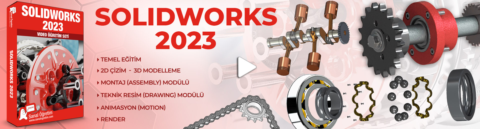 SolidWorks 2023 Eğitim Seti