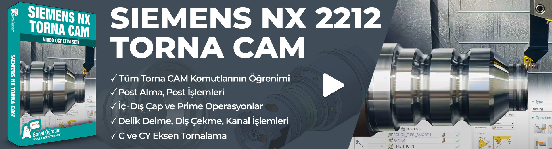 Siemens NX 2212 Torna CAM