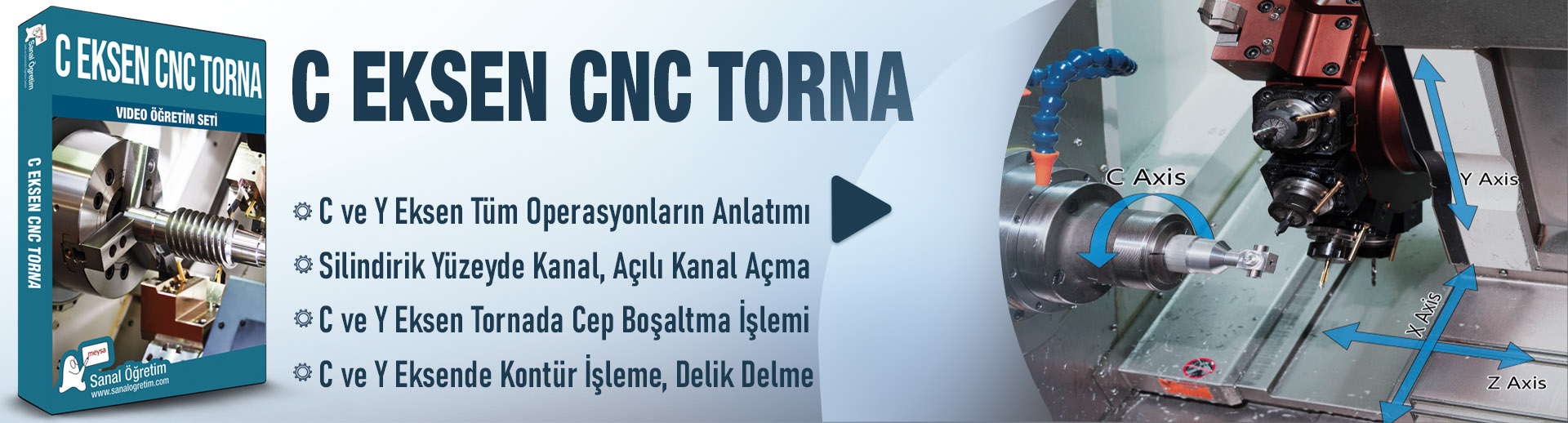 C Eksen CNC Torna