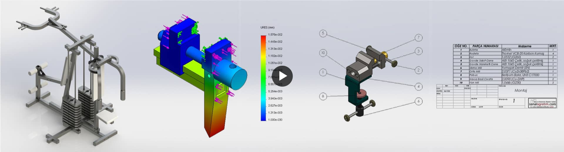 SolidWorks 2013 (Bölüm: 2) Analiz