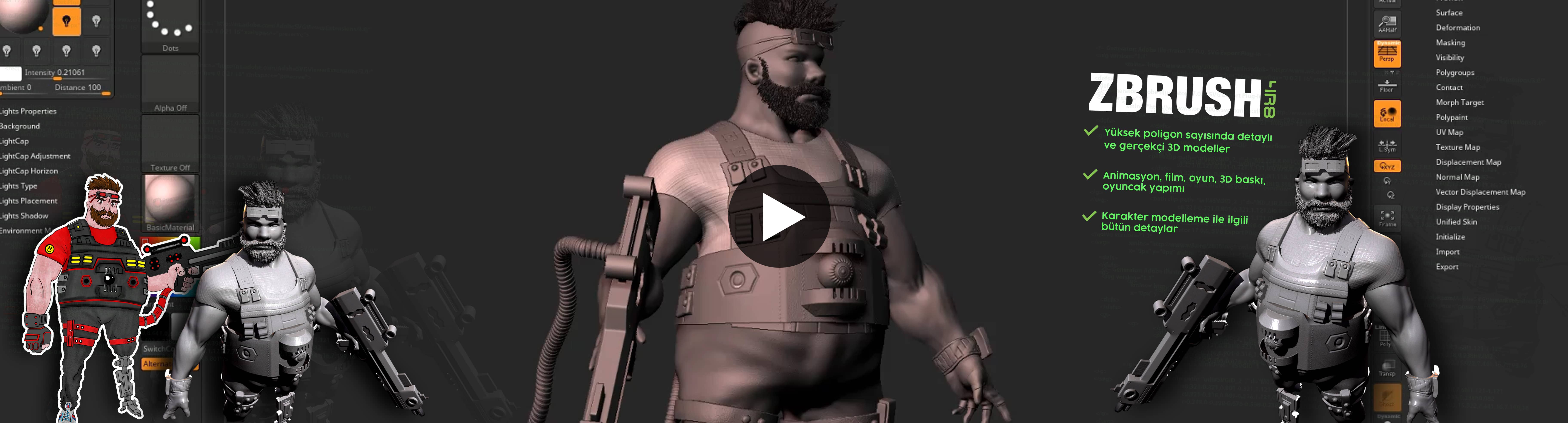 zbrush 4r8 animation