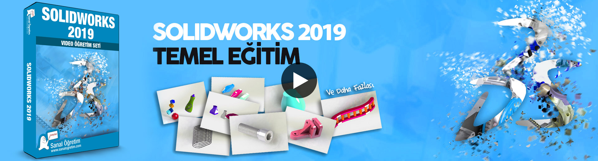 SolidWorks 2019 Temel Eğitim Seti