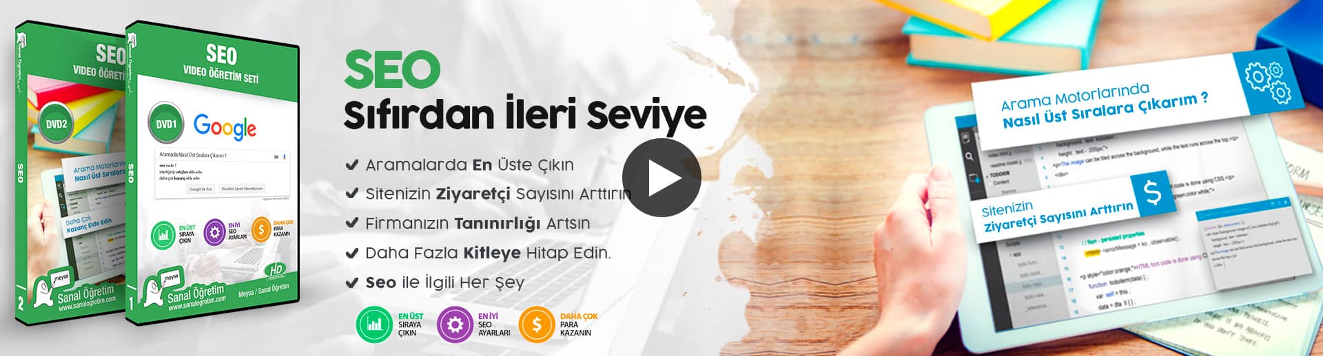 SEO Eğitimi Uygulamalı Sıfırdan İleri Seviye