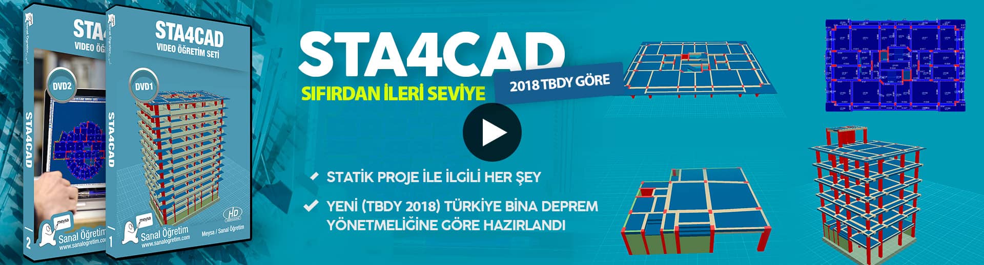 STA4CAD (2018 TBDY Göre)