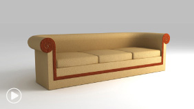 Loft Komut İle Üçlü Kanepe