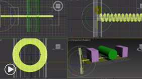 Ware Parameters ve  Link Constraint İle Mengene Animasyonu