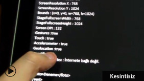 Uygulamanın ipadÜzerinde Test Edilmesi ( İnternet Kontrolü, Xml , İnternetten Resim Yükleme , Rotation )