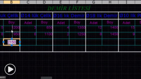 AutoCAD Tablolarda (Table) Formül Kullanmak (Hesaplama Yaptırmak)