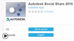 AUTOCAD 2016 YENİ ÖZELLİK SOCIAL SHARE