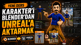 Karakter Blenderdan Unreala Aktarmak