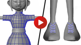 Karakter Kıyafet - Ayakkabı Modelleme