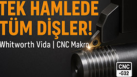 Whitworth Vida Diş Açma – Tüm Dişler Tek Hamlede
