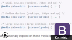 Bootstrap Media Queries ( Tarayıcı Genişliğine Göre Web Sayfasını Düzenlemek ) 