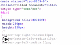 CSS3: border-radius