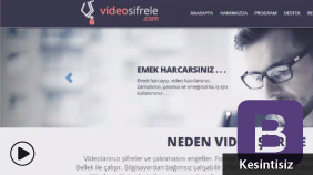 Videosifrele.com Web Sitesi Uygulaması Tanıtım